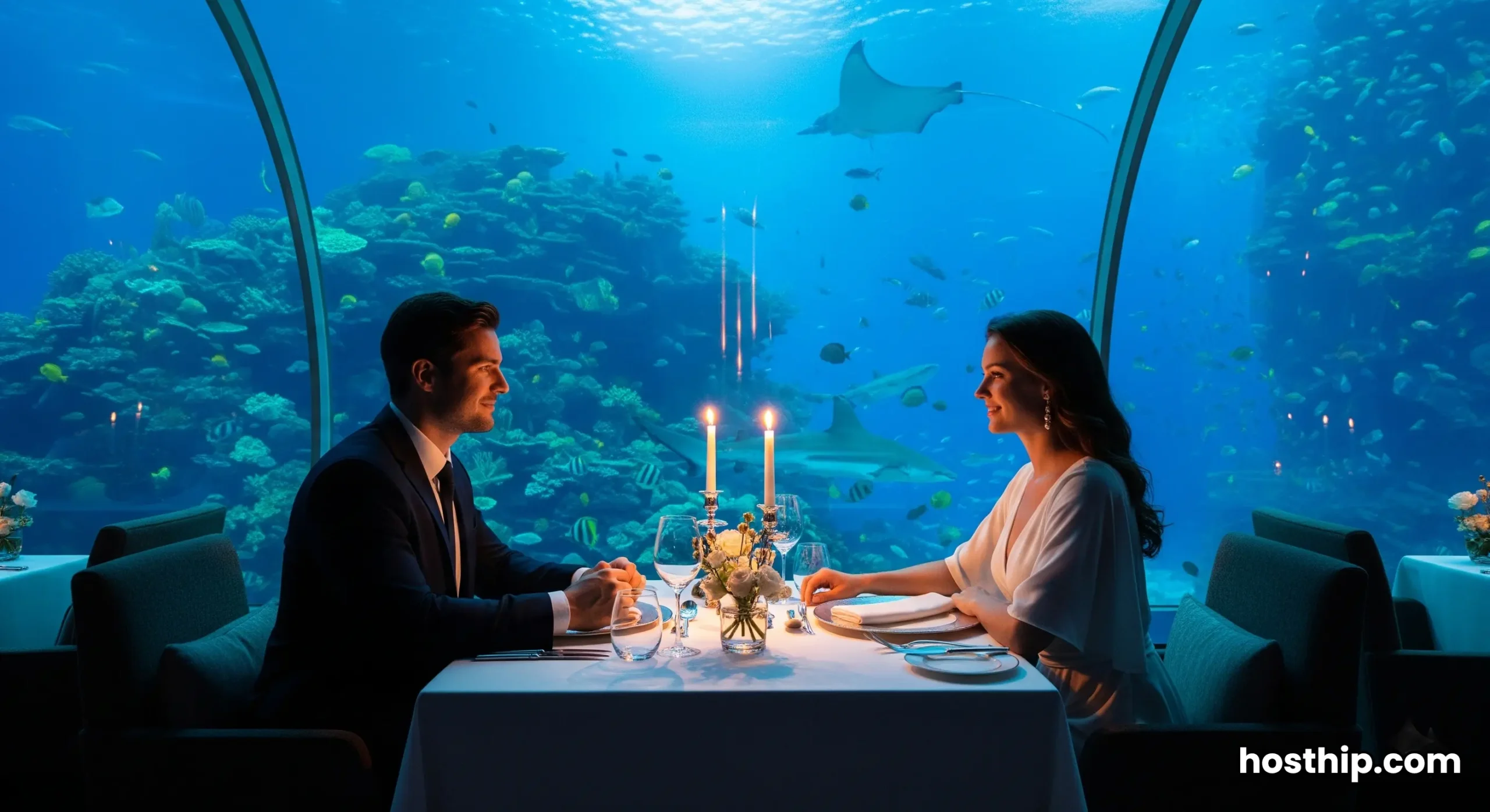 An example of a premium à la carte menu dish at Al Mahara, showcasing the quality of individual plate pricing.